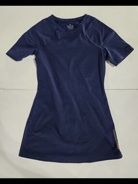 Tommie Copper Compression Shirt Womens Small Blue Shoulder Support Copper Znergy